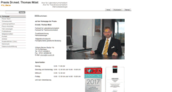 Desktop Screenshot of dr-wuest.de