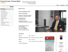 Tablet Screenshot of dr-wuest.de